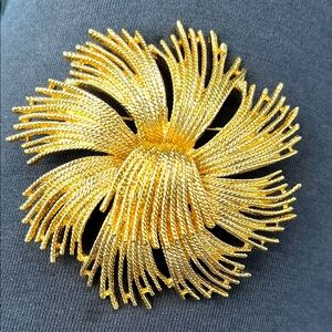 Monet Gold Brooch